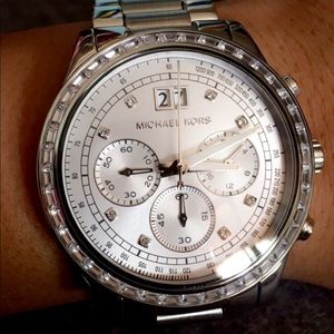 Michael Kors Brinkley Silver Stainless Steel Watch